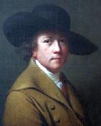 Joseph wright of derby Self portrait painting